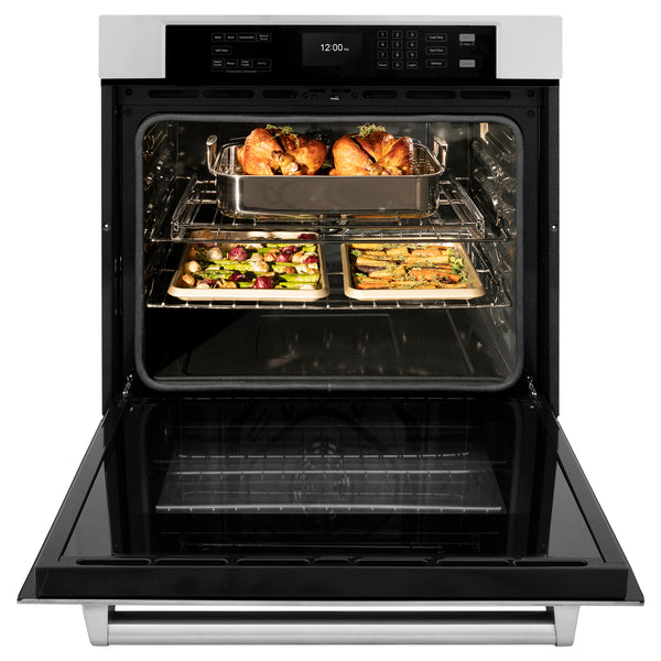 ZLINE 30” 1.6 cu ft. Built-in Convection Microwave Oven in Stainless Steel with Speed and Sensor Cooking (MWO-30)