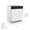 ZLINE 24 in. Tallac Series 3rd Rack Dishwasher with Auto Door Open Drying, 51dBa, Panel Ready (DWV-24)