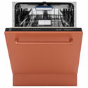 ZLINE 24 in. Tallac Series 3rd Rack Dishwasher with Auto Door Open Drying, 51dBa, Copper Panel (DWV-C-24)
