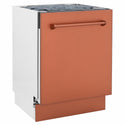 ZLINE 24 in. Tallac Series 3rd Rack Dishwasher with Auto Door Open Drying, 51dBa, Copper Panel (DWV-C-24)