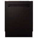 ZLINE 24 in. Tallac Series 3rd Rack Dishwasher with Auto Door Open Drying, 51dBa, Oil-Rubbed Bronze Panel (DWV-ORB-24)
