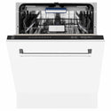 ZLINE 24 in. Tallac Series 3rd Rack Dishwasher with Auto Door Open Drying, 51dBa, White Matte Panel (DWV-WM-24)