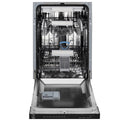 ZLINE Autograph Edition 18 in. Tallac Series 3rd Rack Dishwasher with Auto Door Open Drying, 51dBa, Panel Ready with Polished Gold Handle (DWVZ-18-G)