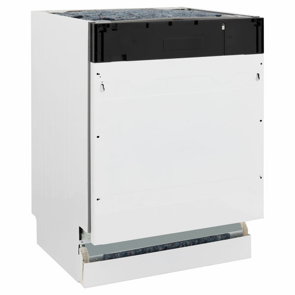 ZLINE Autograph Edition 24 in. Tallac Series 3rd Rack Dishwasher with Auto Door Open Drying, 51dBa, Panel Ready with Matte Black Handle (DWVZ-24-MB)