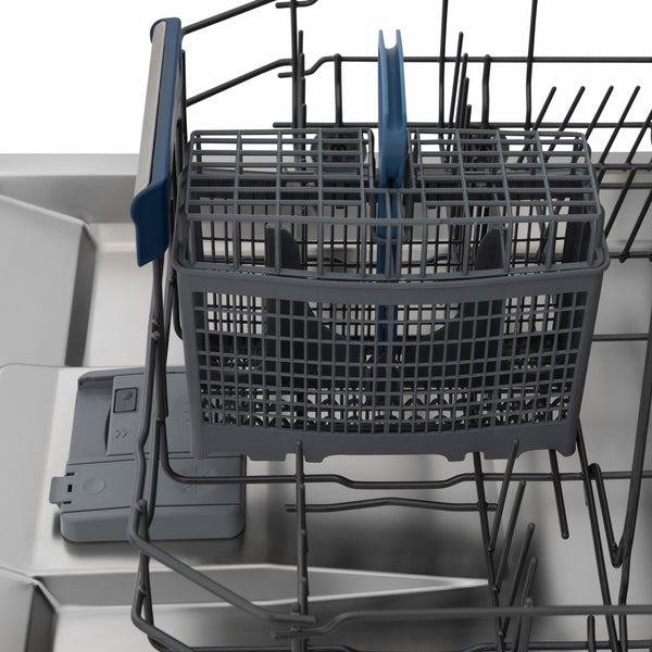 ZLINE Autograph Edition 24 in. Tallac Series 3rd Rack Dishwasher with Auto Door Open Drying, 51dBa, Stainless Steel Panel with Polished Gold Handle (DWVZ-304-24-G)