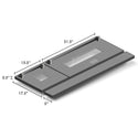 ZLINE 48 in. Satin Stainless Steel Range Doors for RA and RG Models (RA-DR-SN-48)