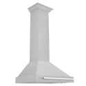 ZLINE 30 in. Convertible Fingerprint Resistant Satin Stainless Steel Range Hood with Stainless Steel Handle (KB4SNX-30)