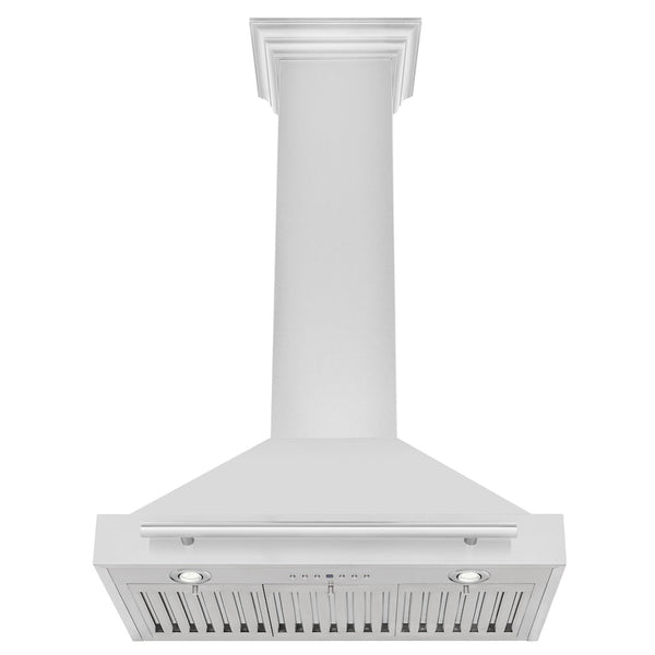 ZLINE 30 in. Convertible Stainless Steel Range Hood with Stainless Steel Handle (KB4STX-30)