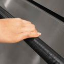 ZLINE Touchstone Refrigerator Drawer Helix Handles (Set of 2) in Black Stainless Steel (RDHOZ-24-K-BS)
