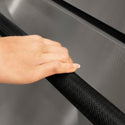 ZLINE Autograph Edition Touchstone Refrigerator Drawer Helix Handles (Set of 2) in Matte Black (RDHOZ-24-K-MB)