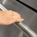 ZLINE Autograph Edition Touchstone Refrigerator Drawer Helix Handles (Set of 2) in Polished Nickel (RDHOZ-24-K-PN)