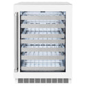 ZLINE 24 in. Touchstone Dual Zone 44 Bottle Wine Cooler With White Matte Glass Door (RWDO-WM-24)