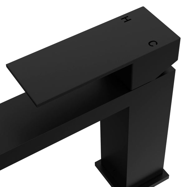 ZLINE Palisades Modern Single Handle Bath Faucet in Matte Black (RBCN2-BF-MB)