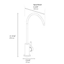 ZLINE Rubicon Single Handle Drink Faucet in Champagne Bronze (RBCN1-FBV-CB)