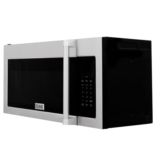 ZLINE 30 in. Over the Range Convection Microwave Oven with Traditional Handle in Fingerprint Resistant Stainless Steel (MWO-OTR-H-30-SS)