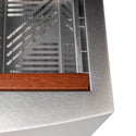 ZLINE 33 in. Moritz Farmhouse Apron Mount Single Bowl Satin Stainless Steel Kitchen Sink with Bottom Grid and Accessories (SLSAP-33S)