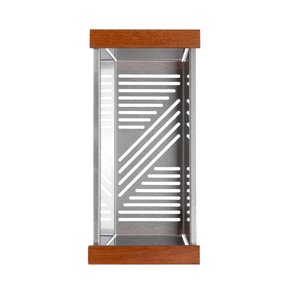 ZLINE 33 in. Moritz Farmhouse Apron Mount Single Bowl Satin Stainless Steel Kitchen Sink with Bottom Grid and Accessories (SLSAP-33S)