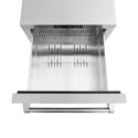 ZLINE 24 in. Touchstone 168 Can Outdoor-Rated Dual Refrigerator Drawer with Satin Stainless Steel Doors (RDSO-SN-24)
