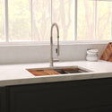 ZLINE 27 in. Garmisch Undermount Single Bowl Satin Stainless Steel Kitchen Sink with Bottom Grid and Accessories (SLS-27S)