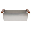 ZLINE 27 in. Garmisch Undermount Single Bowl Satin Stainless Steel Kitchen Sink with Bottom Grid and Accessories (SLS-27S)