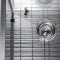 ZLINE 23 in. Meribel Undermount Single Bowl Satin Stainless Steel Kitchen Sink with Bottom Grid (SRS-23S)