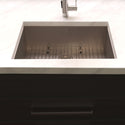 ZLINE 23 in. Meribel Undermount Single Bowl Satin Stainless Steel Kitchen Sink with Bottom Grid (SRS-23S)