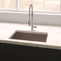 ZLINE 23 in. Meribel Undermount Single Bowl Satin Stainless Steel Kitchen Sink with Bottom Grid (SRS-23S)
