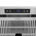 ZLINE 24 in. Touchstone 168 Can Outdoor-Rated Dual Refrigerator Drawer with Black Matte Doors (RDSO-BLM-24)