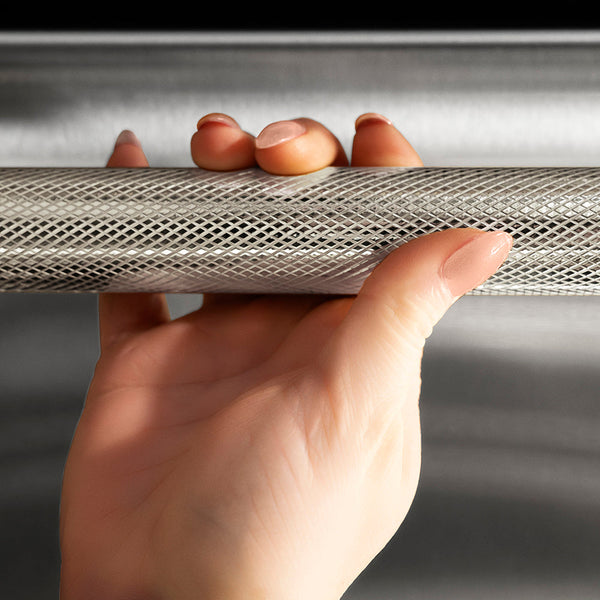 ZLINE Autograph Edition 24 in. Monument Series 3rd Rack Top Touch Control Tall Tub Dishwasher in Stainless Steel with Polished Nickel Helix Handle, 45dBa (DWMTZ-30424-KPN)