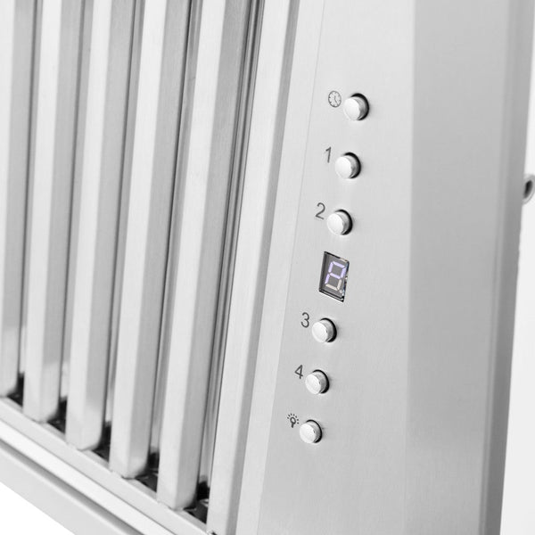 ZLINE Ducted Wall Mount Range Hood Insert in Stainless Steel (698)-Range Hoods- ZLINE Kitchen and Bath