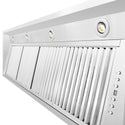 ZLINE Ducted Wall Mount Range Hood Insert in Stainless Steel (698)-Range Hoods- ZLINE Kitchen and Bath