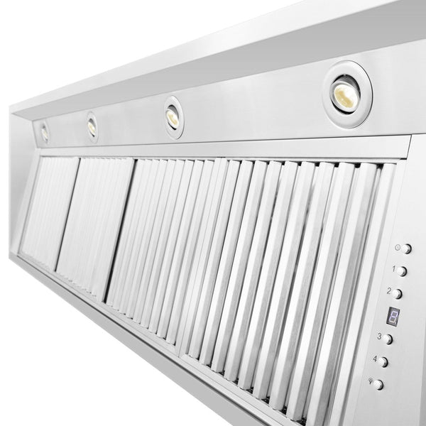 ZLINE Ducted Wall Mount Range Hood Insert in Stainless Steel (698)-Range Hoods- ZLINE Kitchen and Bath