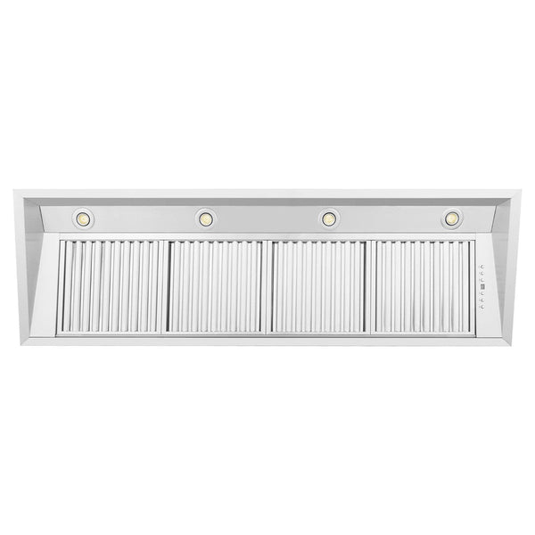 ZLINE Ducted Wall Mount Range Hood Insert in Stainless Steel (698)-Range Hoods- ZLINE Kitchen and Bath