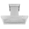 ZLINE Island Mount Range Hood in Stainless Steel with Built-in ZLINE CrownSound Bluetooth Speakers (GL2iCRN-BT)-Range Hoods- ZLINE Kitchen and Bath