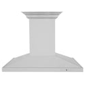 36" ZLINE CrownSound™Ducted Vent Island Mount Range Hood in Stainless Steel with Built-in Bluetooth Speakers (GL2iCRN-BT-36)