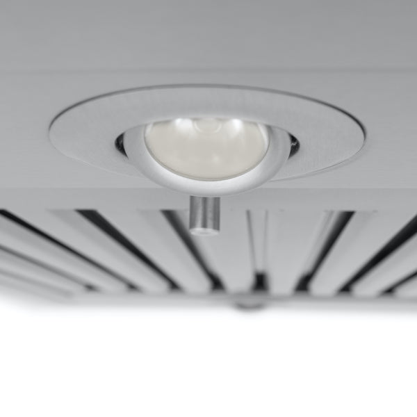48" ZLINE CrownSound™Ducted Vent Island Mount Range Hood in Stainless Steel with Built-in Bluetooth Speakers (GL2iCRN-BT-48)