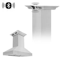 ZLINE Professional Island Mount Range Hood in Stainless Steel with Built-in ZLINE CrownSound Bluetooth Speakers (597iCRN-BT)-Range Hoods- ZLINE Kitchen and Bath
