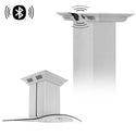 ZLINE Island Mount Range Hood in Stainless Steel with Built-in ZLINE CrownSound Bluetooth Speakers (GL5iCRN-BT)-Range Hoods- ZLINE Kitchen and Bath