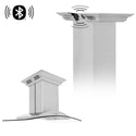 ZLINE Island Mount Range Hood in Stainless Steel with Built-in ZLINE CrownSound Bluetooth Speakers (GL9iCRN-BT)-Range Hoods- ZLINE Kitchen and Bath