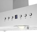 ZLINE 36" Convertible Vent Island Mount Range Hood in Stainless Steel (KE2i-36)