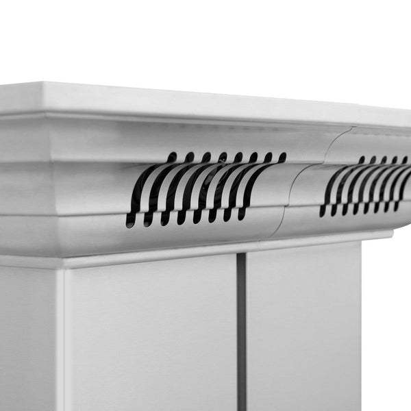 ZLINE Island Mount Range Hood in Stainless Steel with Built-in ZLINE CrownSound Bluetooth Speakers (GL5iCRN-BT)-Range Hoods- ZLINE Kitchen and Bath