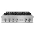 ZLINE 36 in. Legacy Gas Rangetop with 6 Burners and Porcelain Cooktop in Stainless Steel (RT36)