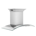 ZLINE Ducted Vent Wall Mount Range Hood in Stainless Steel with Built-in ZLINE CrownSound Bluetooth Speakers (KN4CRN-BT) side