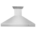 48" ZLINE CrownSound™Ducted Vent Professional Wall Mount Range Hood in Stainless Steel with Built-in Bluetooth Speakers (697CRN-BT-48)