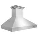 54" ZLINE CrownSound™Ducted Vent Professional Wall Mount Range Hood in Stainless Steel with Built-in Bluetooth Speakers (697CRN-BT-54)