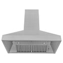 ZLINE Professional Convertible Vent Wall Mount Range Hood in Stainless Steel (597)