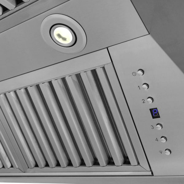 ZLINE 60" Professional Convertible Vent Wall Mount Range Hood in Stainless Steel (597-60)