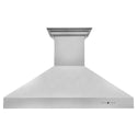 48" ZLINE CrownSound™Ducted Vent Wall Mount Range Hood in Stainless Steel with Built-in Bluetooth Speakers (667CRN-BT-48)