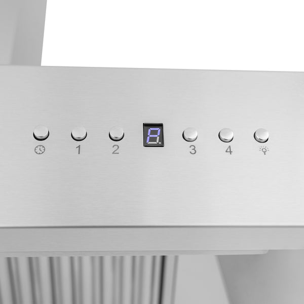 ZLINE 54" Ducted Wall Mount Range Hood in Outdoor Approved Stainless Steel (697-304-54)