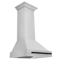 ZLINE 30 in. Autograph Edition Stainless Steel Range Hood with Stainless Steel Shell and Matte Black Handle (8654STZ-30) Included in Kitchen Package